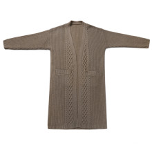 P18B14TR 100% Cachemire tricoté cardigan chandail